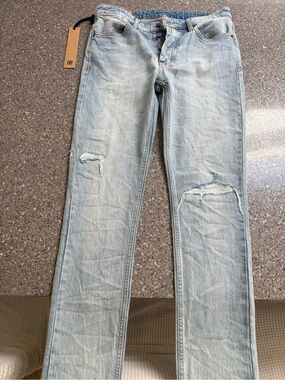 KSUBI VAN WINKLE++ Light Blue Slim Straight Men’s Jeans